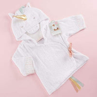 Thumbnail for Simply Enchanted Unicorn Hooded Spa Robe (Personalization Available) - Beach Zip Up