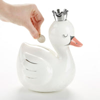 Thumbnail for Swan Princess Porcelain Bank - Piggy Bank