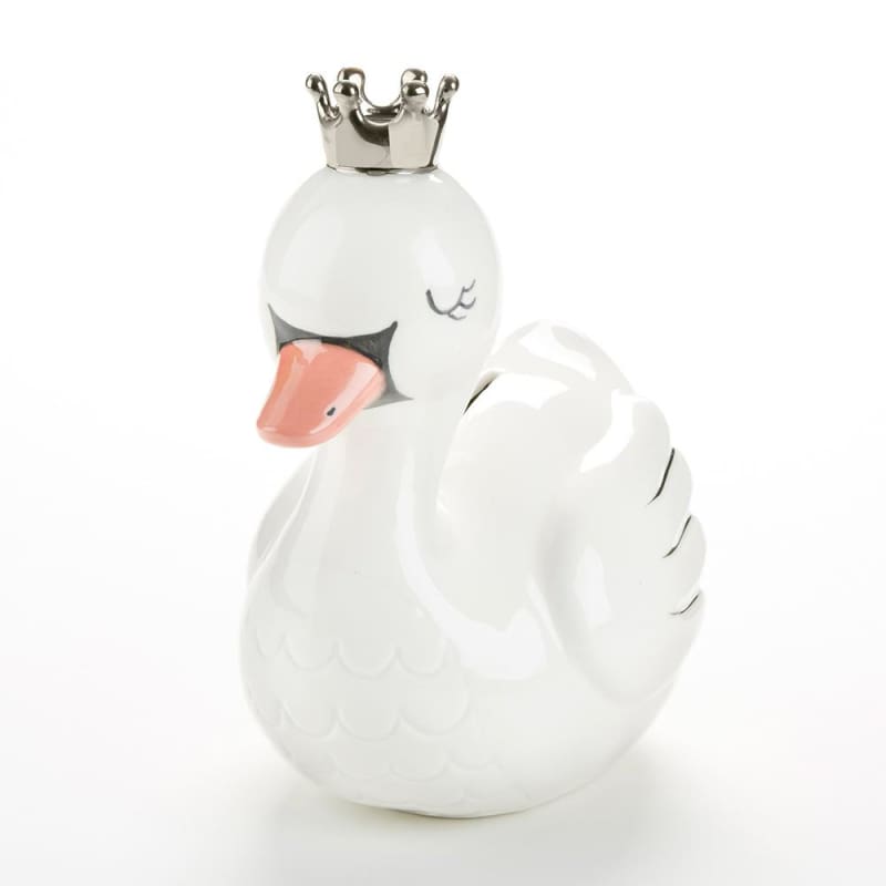 Swan Princess Porcelain Bank - Piggy Bank