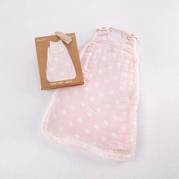 Sweet Snuggles Muslin Wearable Blanket (Pink) - Lovies