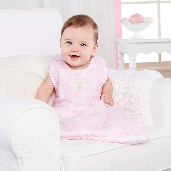 Sweet Snuggles Muslin Wearable Blanket (Pink) - Lovies