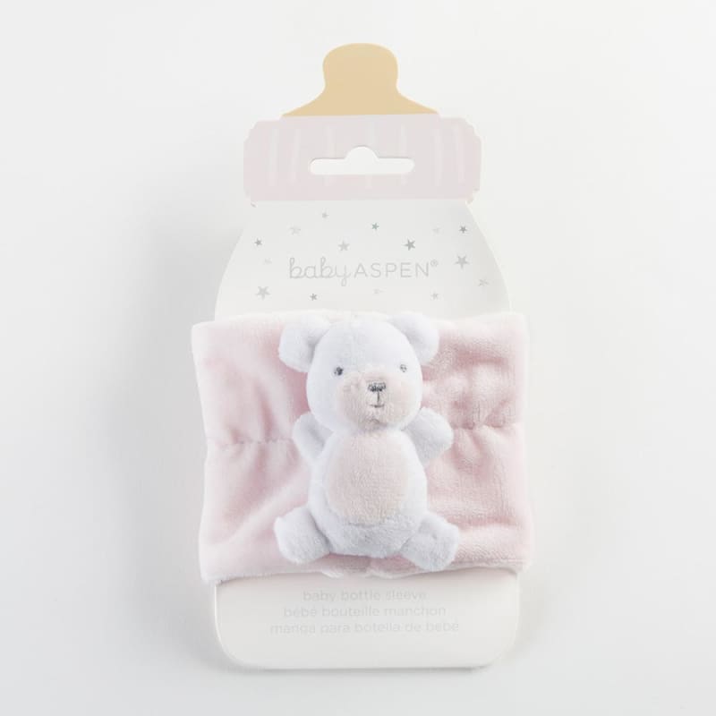 Teddy Bear Bottle Buddy (Pink) - Bottle Buddy