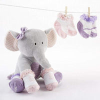 Tootsie in Footsies Plush Plus Elephant and Socks for Baby - Plush Animal