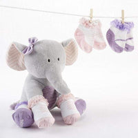 Thumbnail for Tootsie in Footsies Plush Plus Elephant and Socks for Baby - Plush Animal