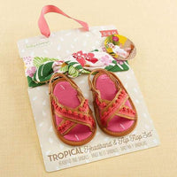 Thumbnail for Tropical Headband and Flip Flop Gift Set - Baby Gift Sets