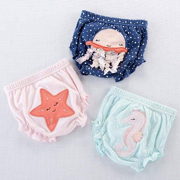 Under The Sea 3-Piece Diaper Cover Gift Set - Girl - Baby Gift Sets