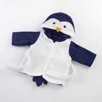 Thumbnail for Wash & Waddle Penguin Hooded Spa Robe (Personalization Available) - Robes