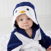 Thumbnail for Wash & Waddle Penguin Hooded Spa Robe (Personalization Available) - Robes