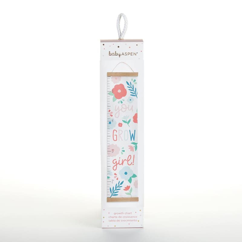You Grow Girl Hanging Growth Chart - Growth Chart